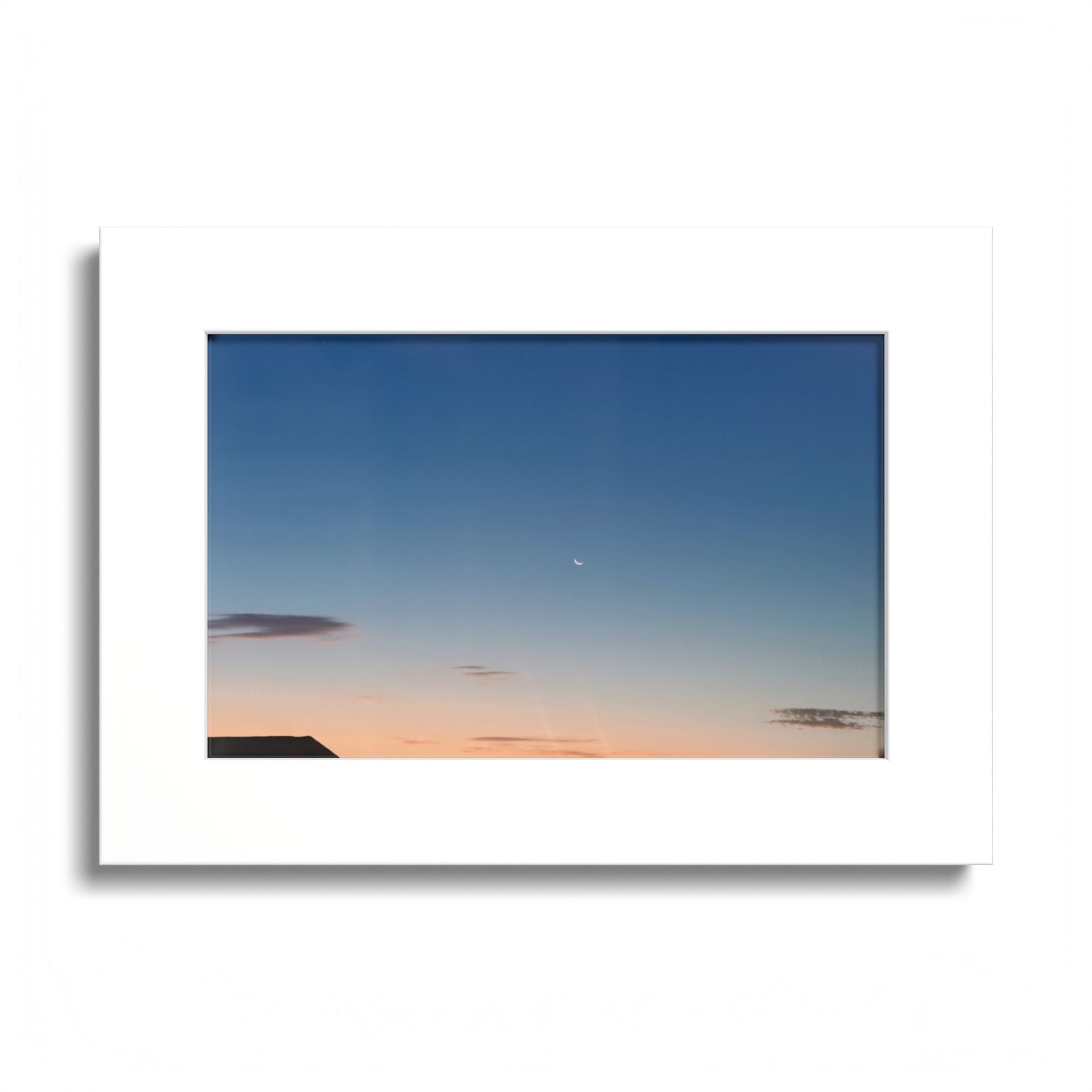 Sunset Moon Poster (Colored Frame)