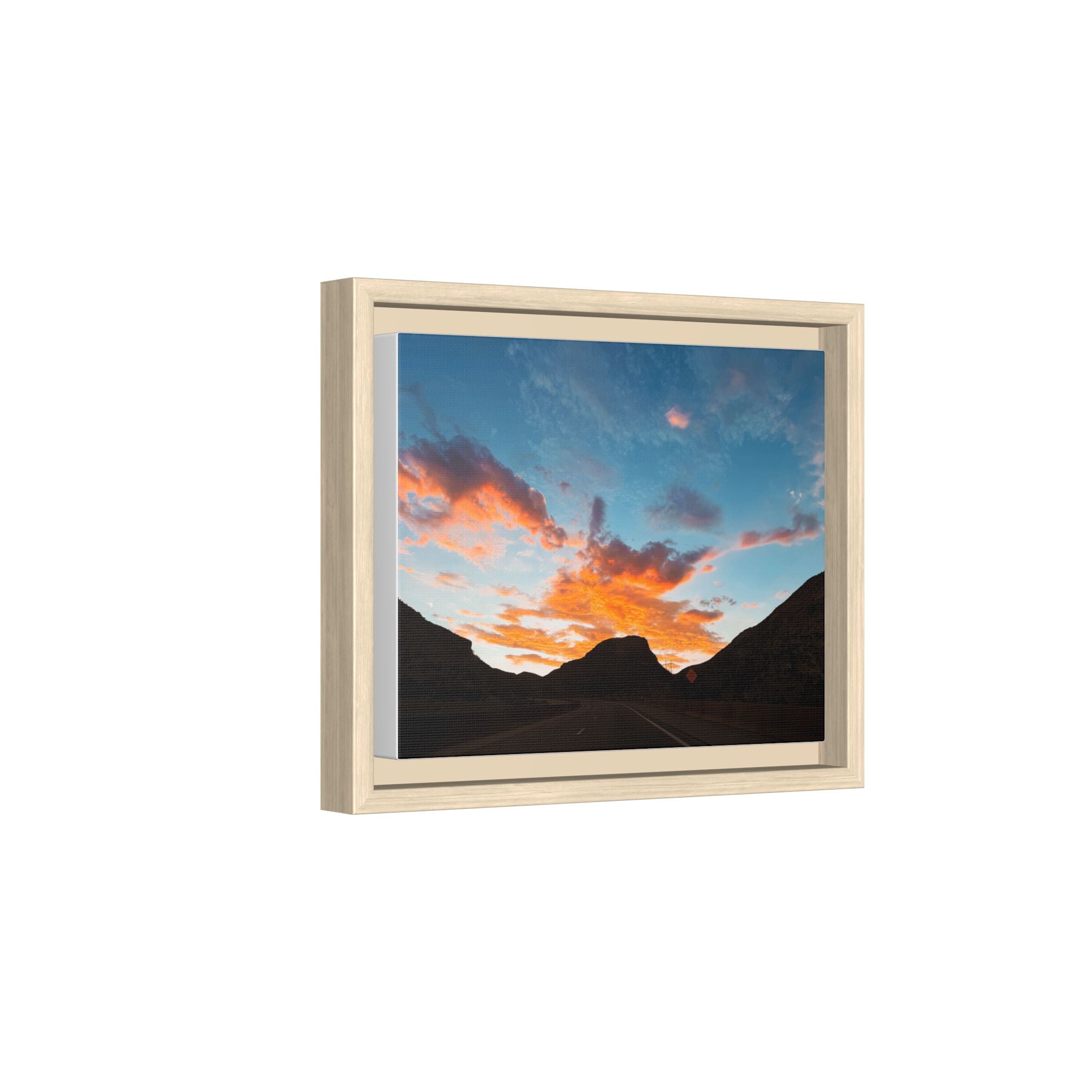 Mountain Sunset Print (Framed)