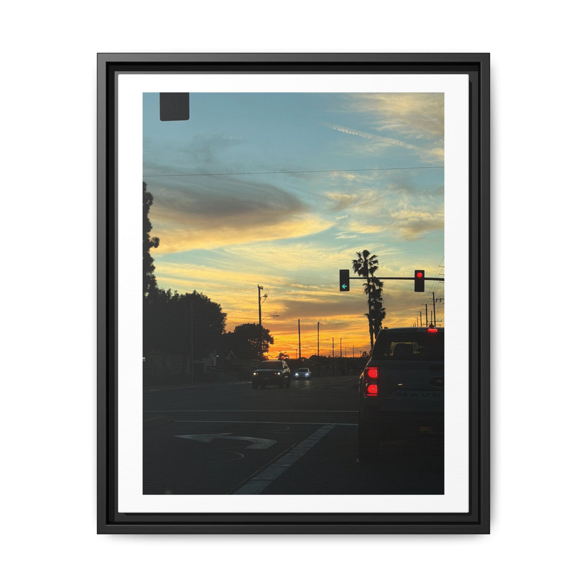 Red Light, Don't Mind Print (Framed)