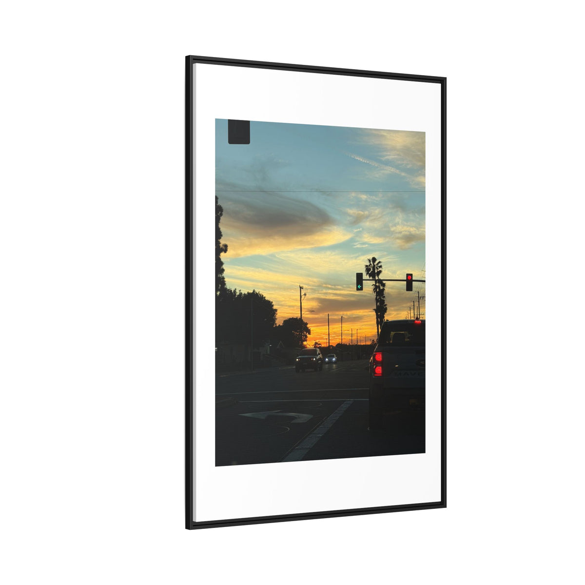 Red Light, Don't Mind Print (Framed)