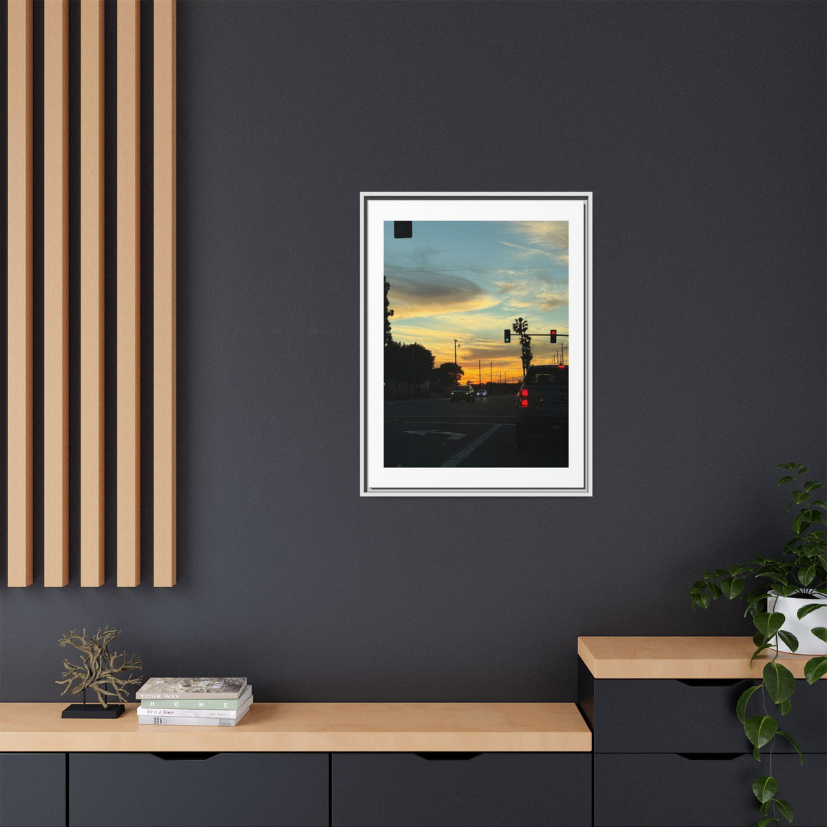 Red Light, Don't Mind Print (Framed)