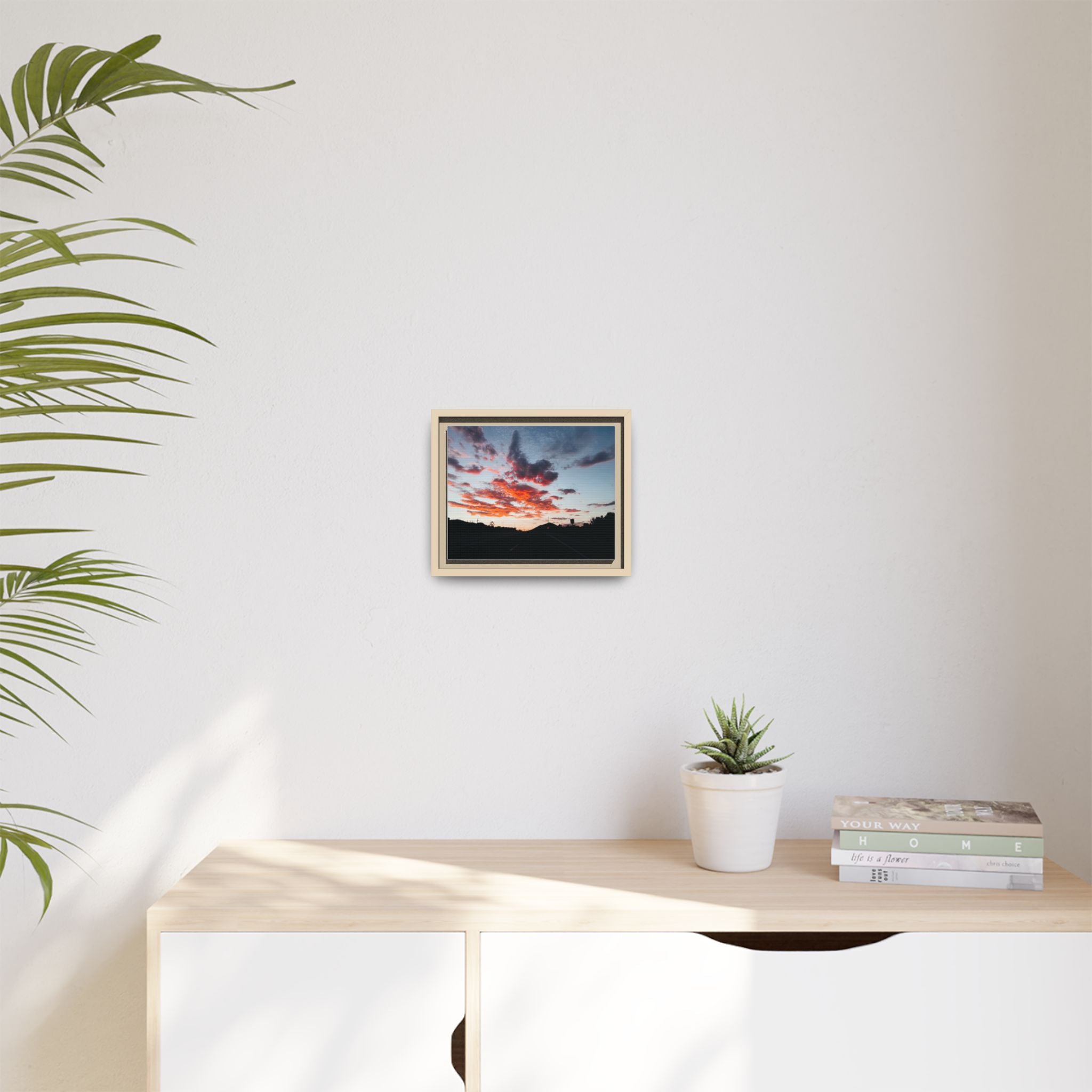Mountain Sunset Print (Framed)