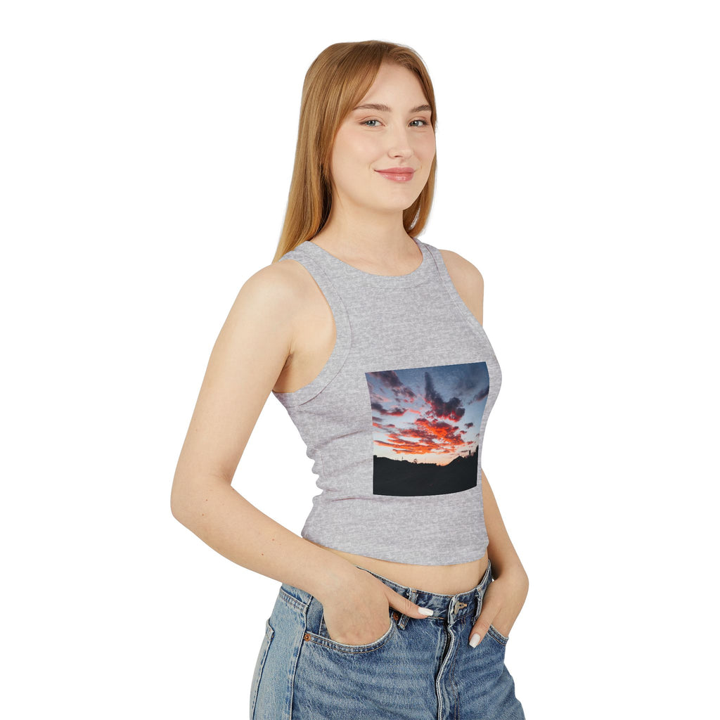 Women's Micro Rib Racer Tank Top