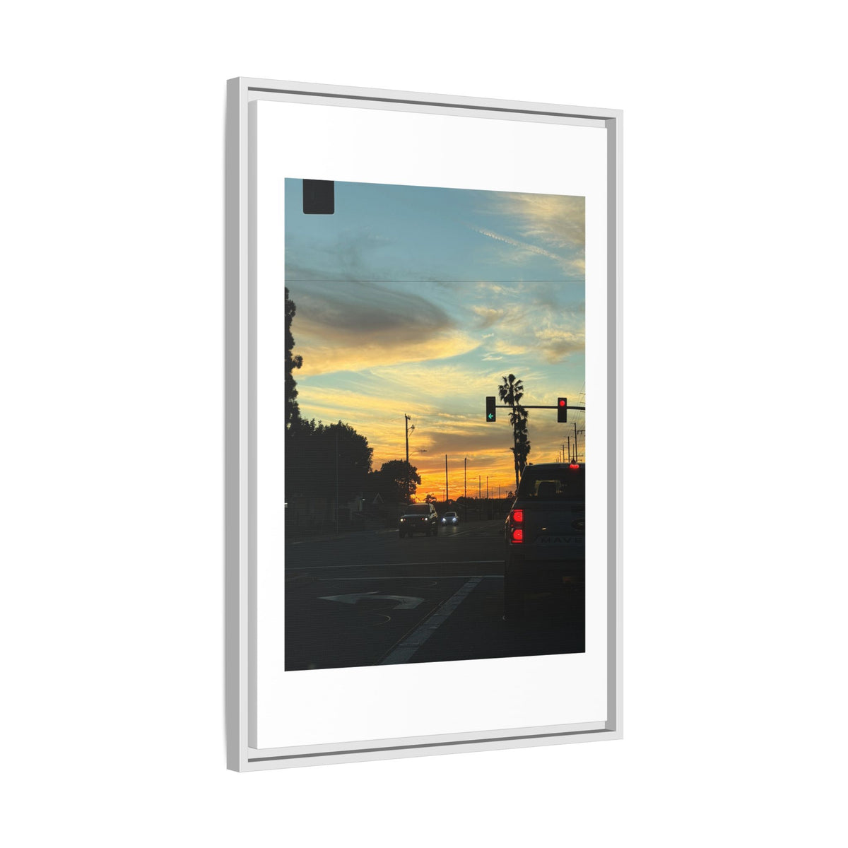 Red Light, Don't Mind Print (Framed)