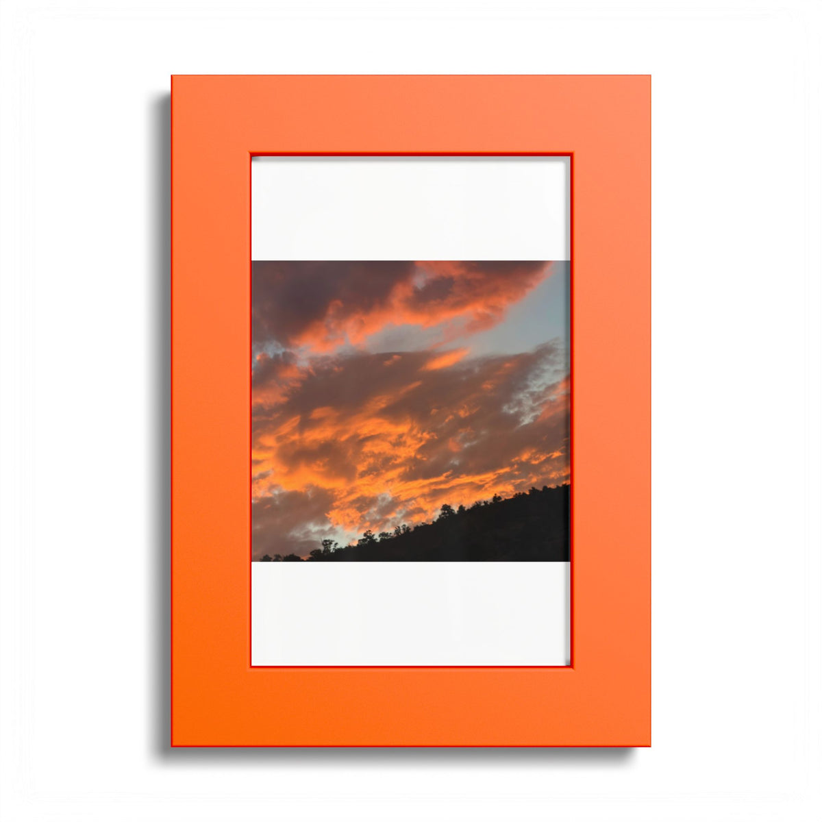The Great Orange Poster (Colored Frame)