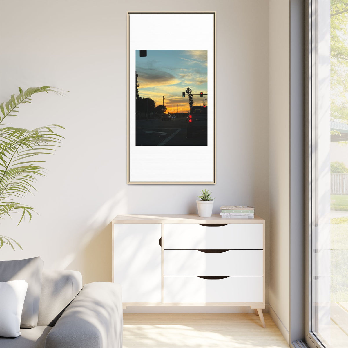 Red Light, Don't Mind Print (Framed)