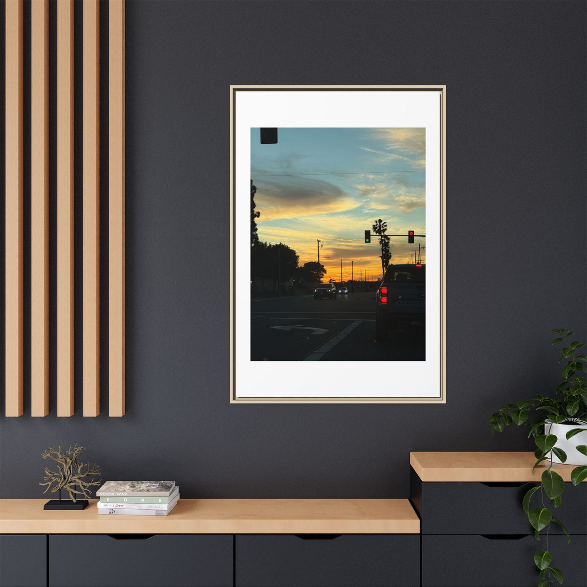 Red Light, Don't Mind Print (Framed)