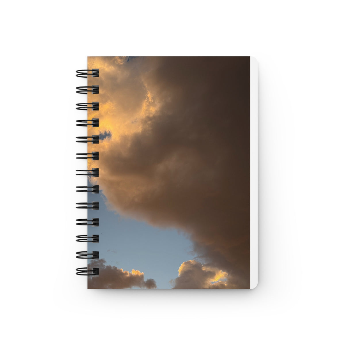 Golden Clouds Spiral Bound Journal