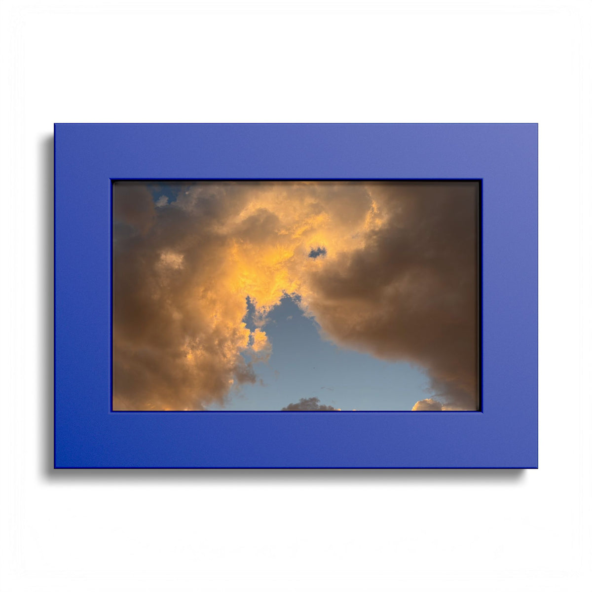 Golden Clouds Poster (Colored Frame)