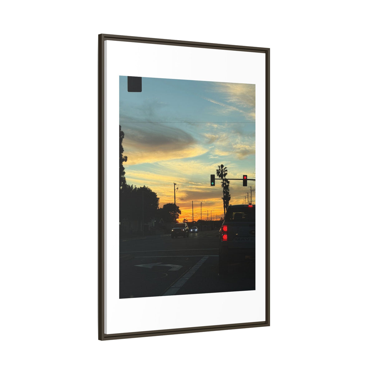 Red Light, Don't Mind Print (Framed)