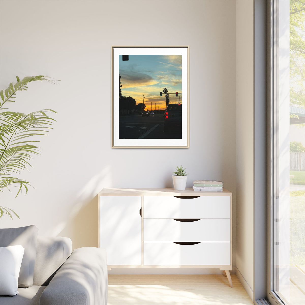Red Light, Don't Mind Print (Framed)