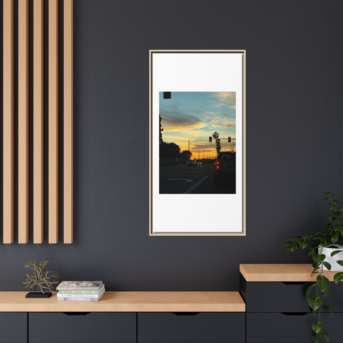 Red Light, Don't Mind Print (Framed)