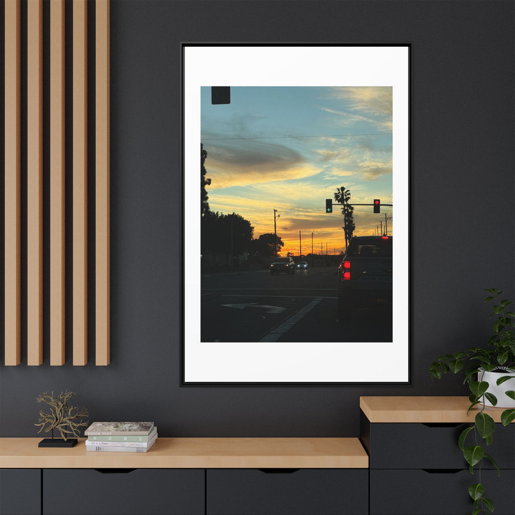 Red Light, Don't Mind Print (Framed)