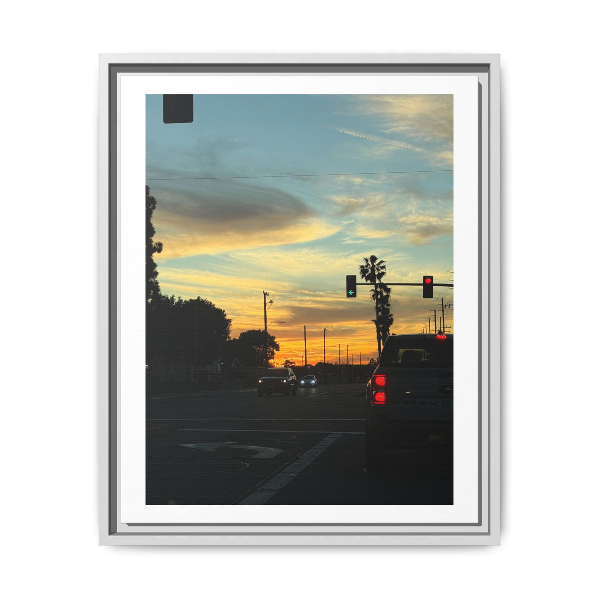 Red Light, Don't Mind Print (Framed)