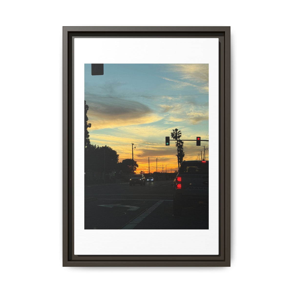 Red Light, Don't Mind Print (Framed)