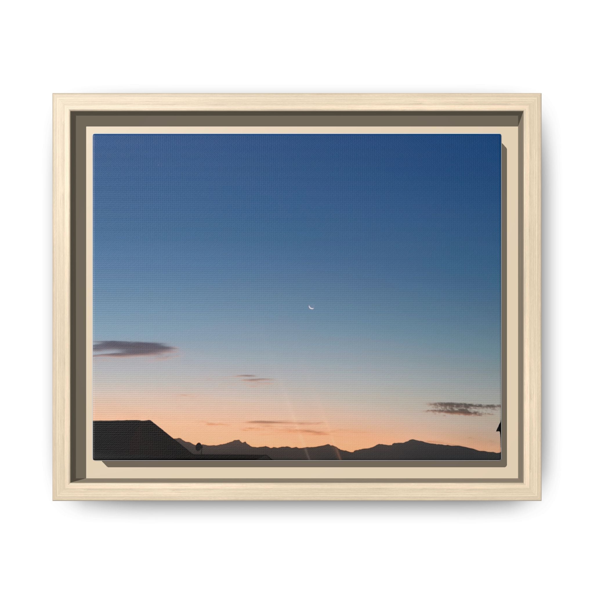Sunset Moon Print (Framed)