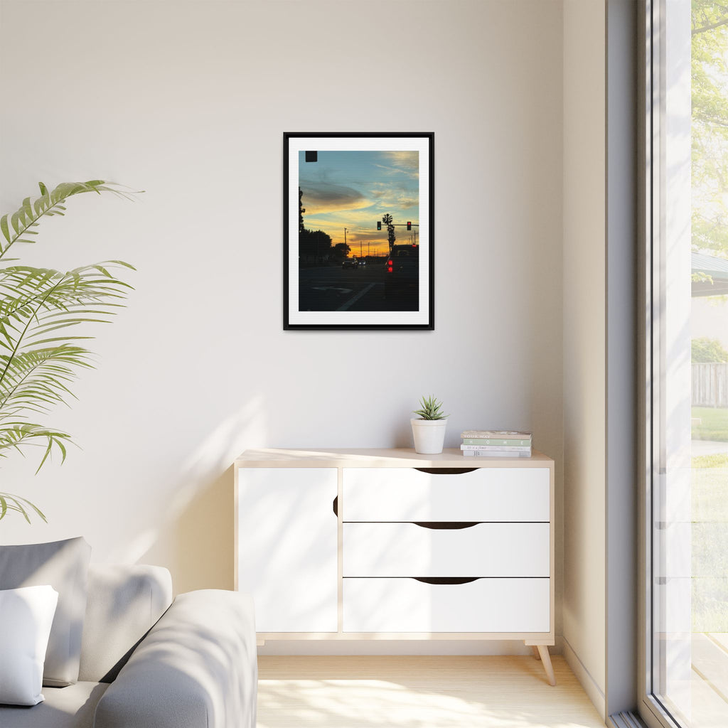 Red Light, Don't Mind Print (Framed)