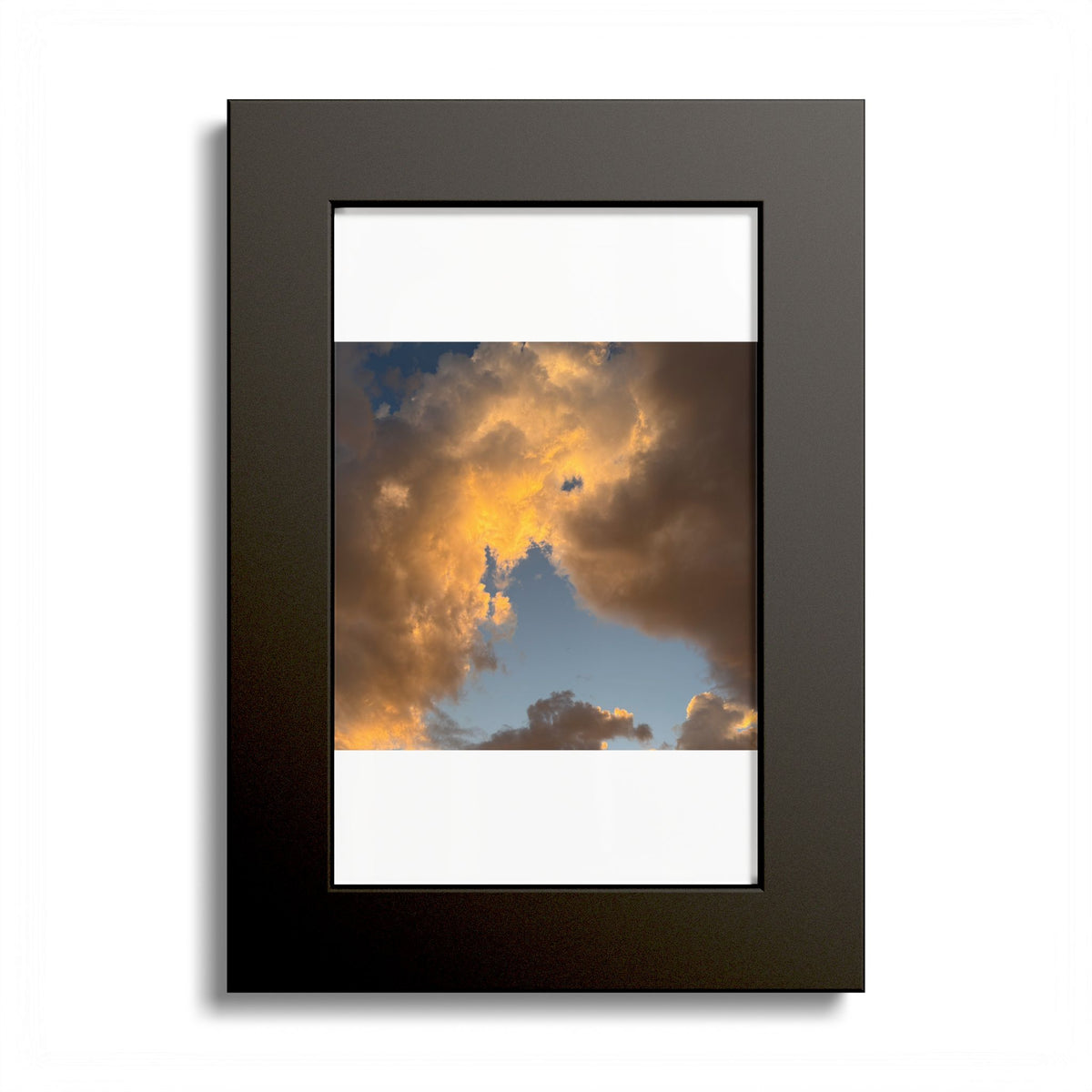 Golden Clouds Poster (Colored Frame)