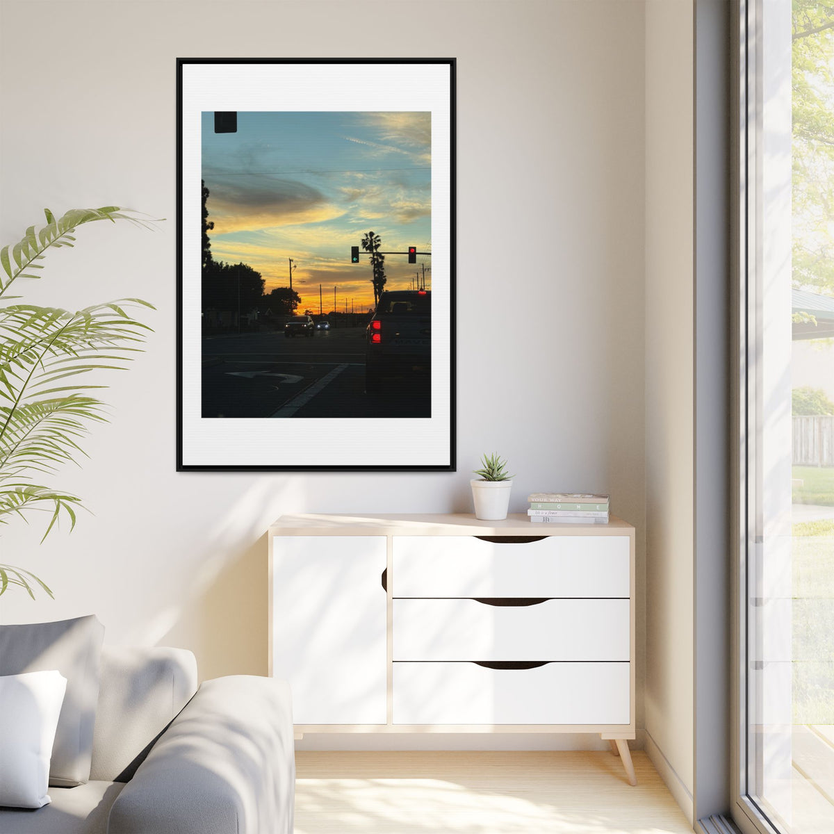Red Light, Don't Mind Print (Framed)