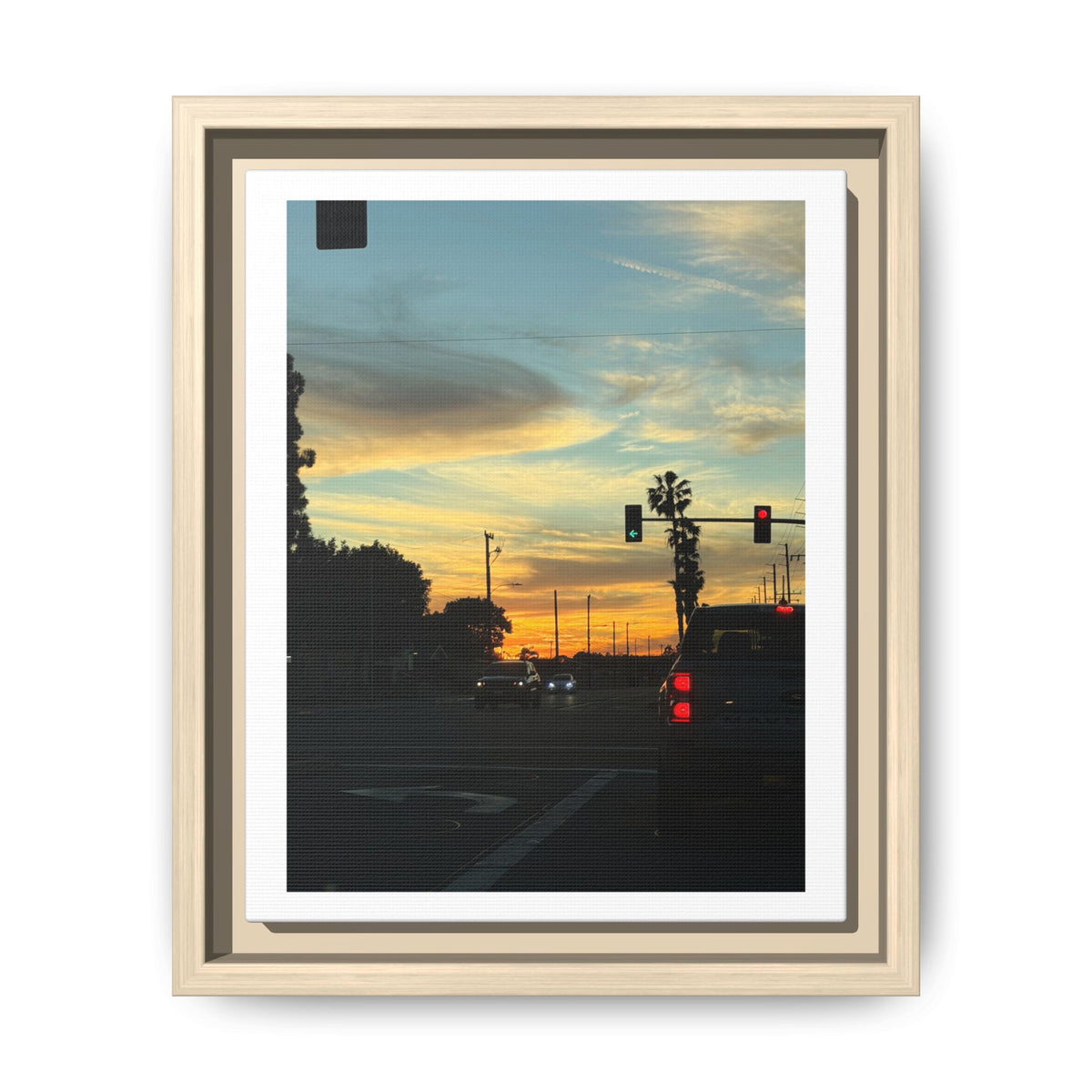 Red Light, Don't Mind Print (Framed)