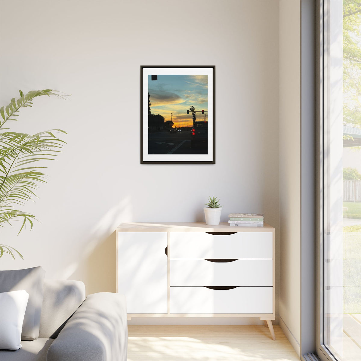 Red Light, Don't Mind Print (Framed)