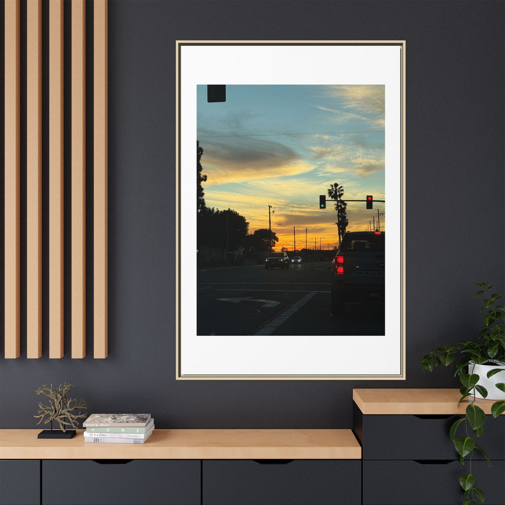 Red Light, Don't Mind Print (Framed)