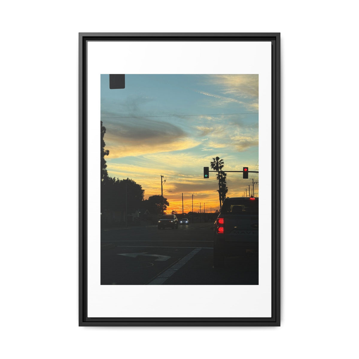 Red Light, Don't Mind Print (Framed)