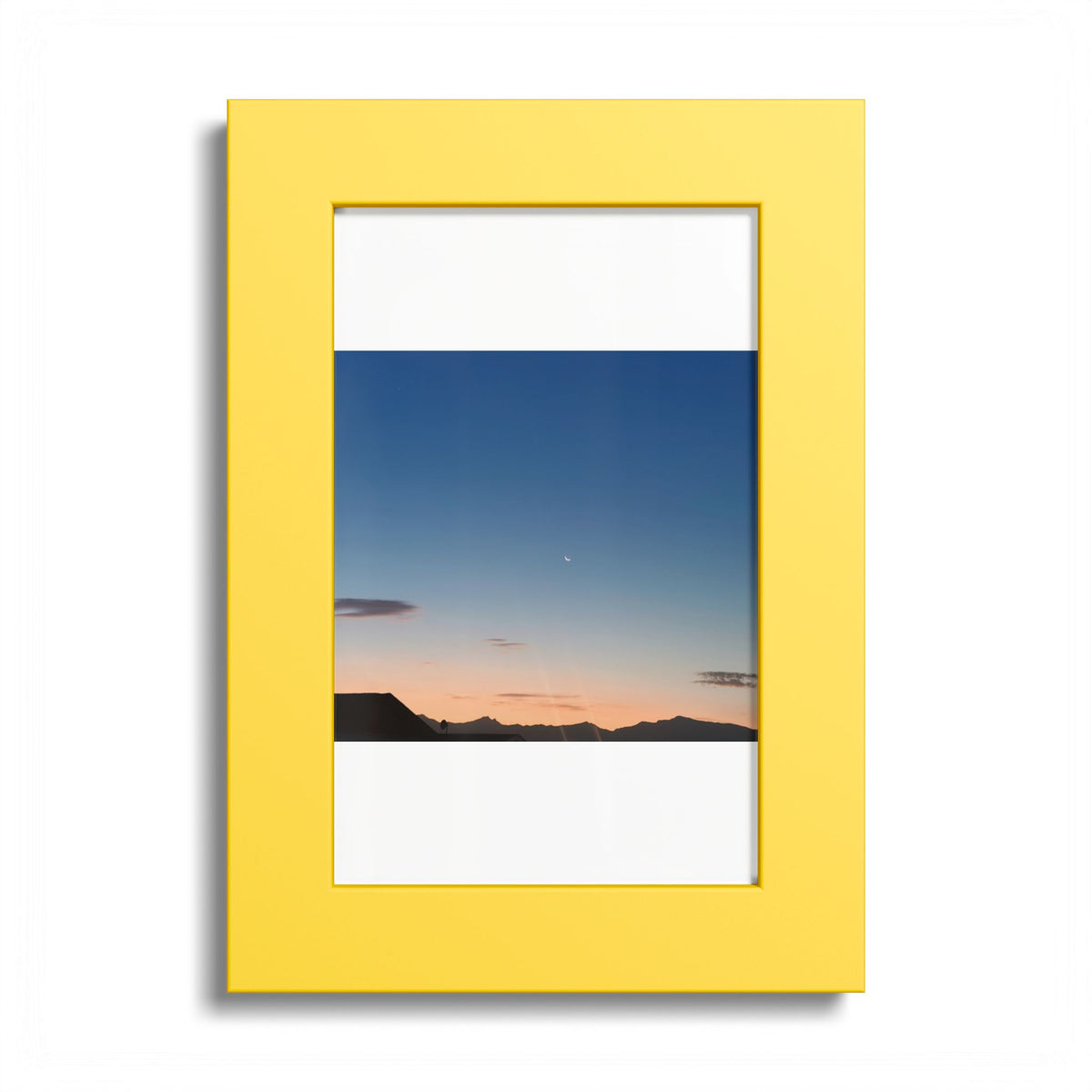 Sunset Moon Poster (Colored Frame)