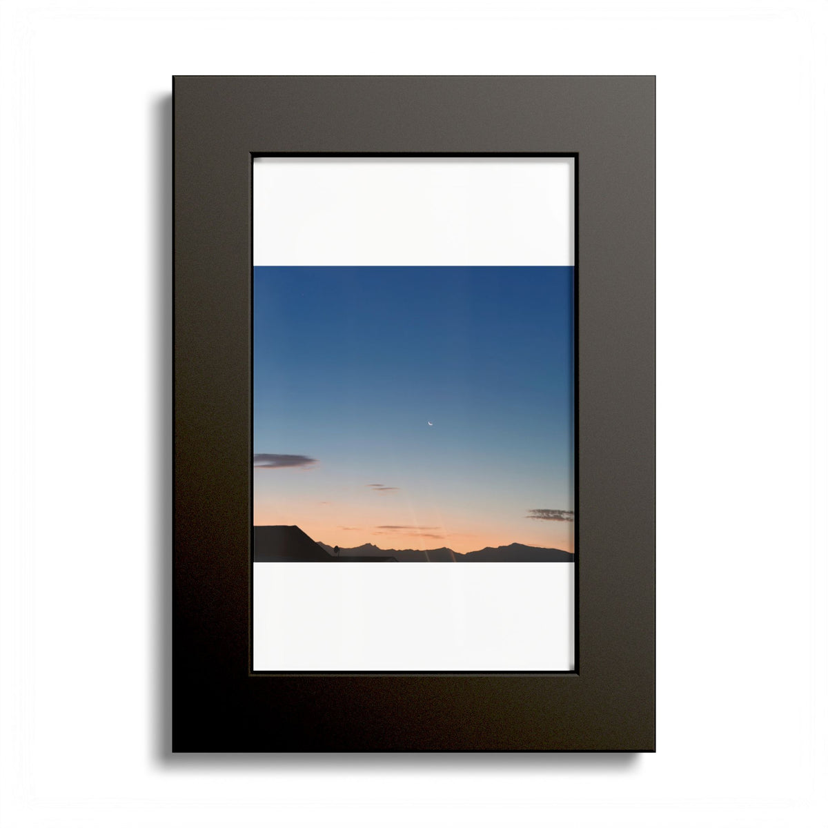 Sunset Moon Poster (Colored Frame)