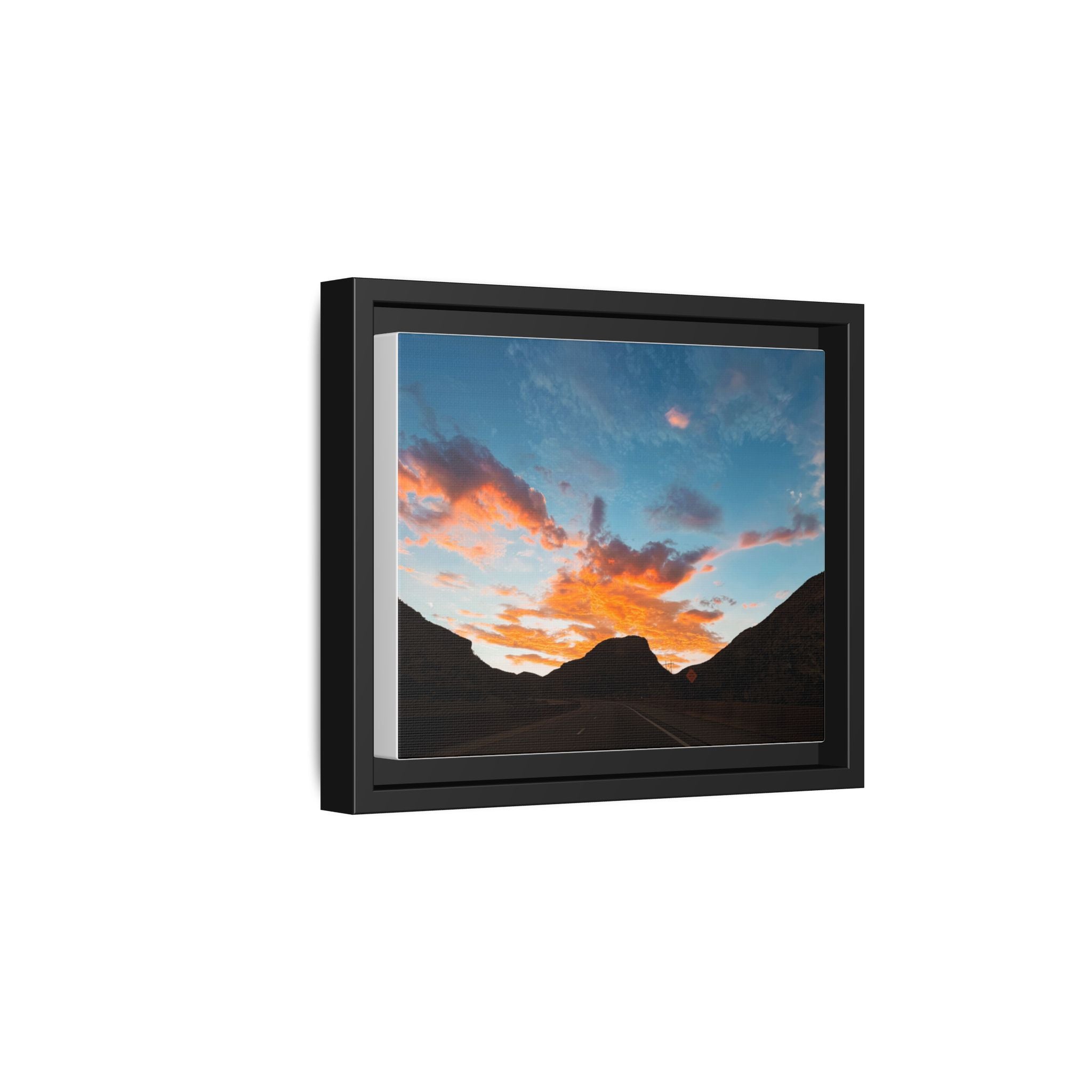 Mountain Sunset Print (Framed)
