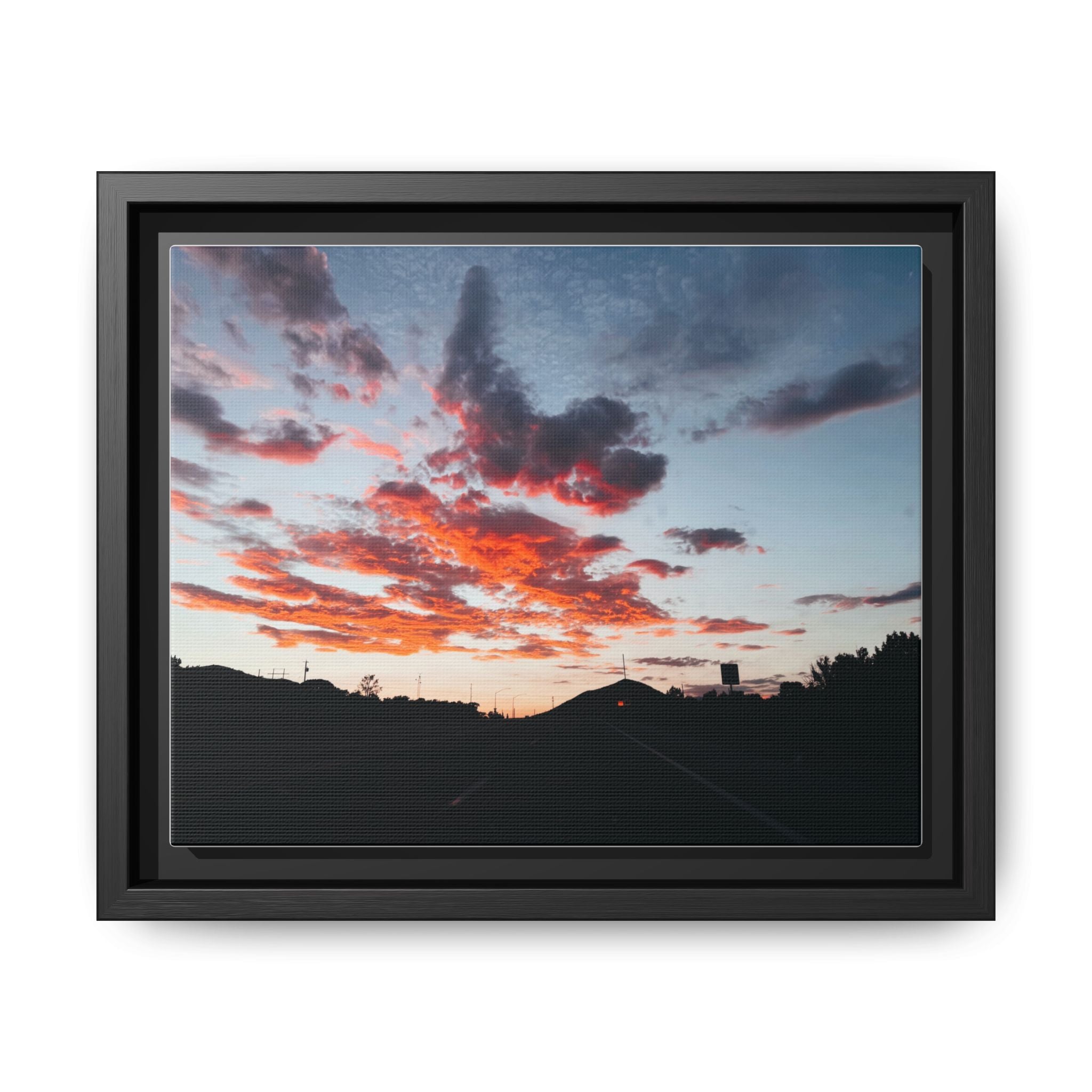 Mountain Sunset Print (Framed)