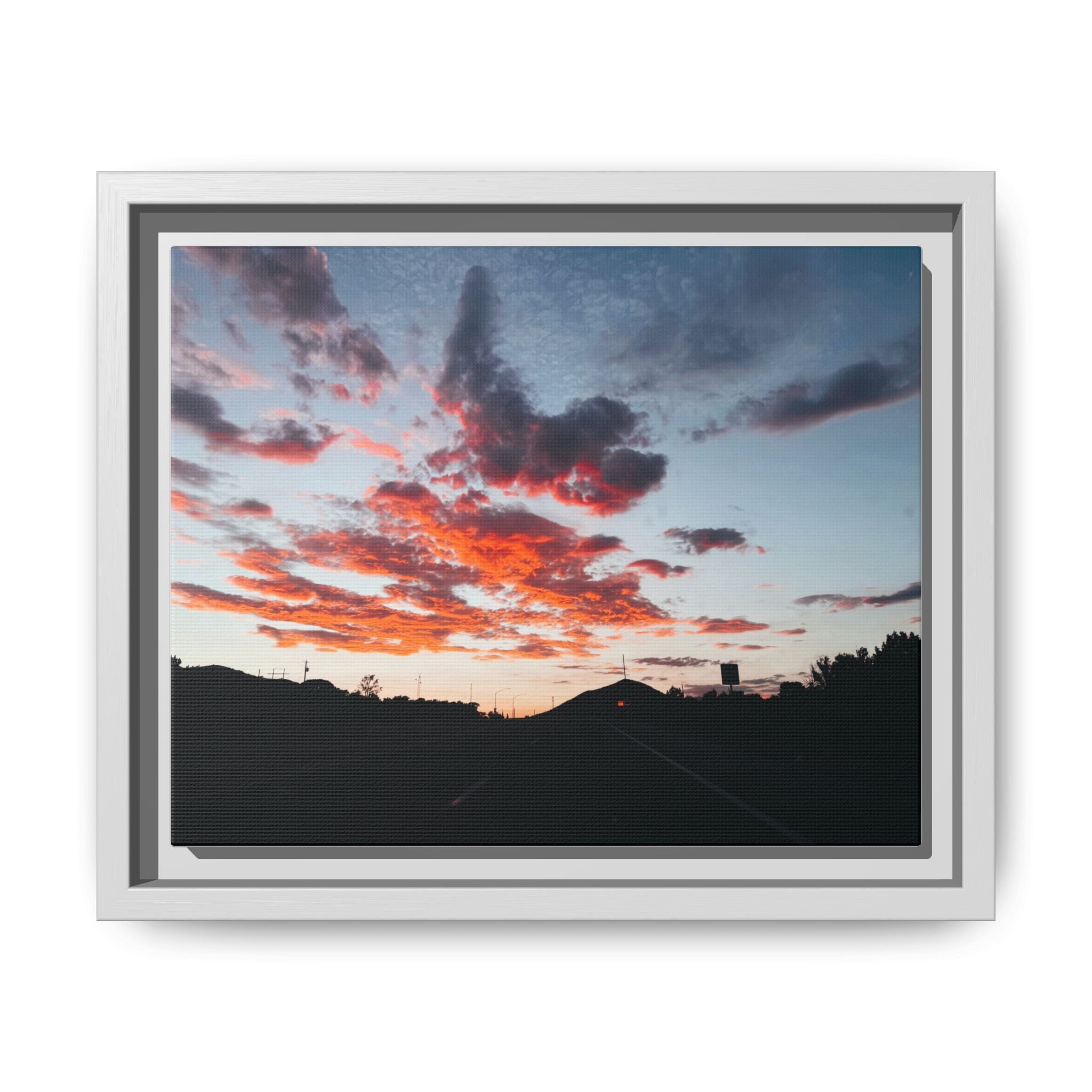 Mountain Sunset Print (Framed)