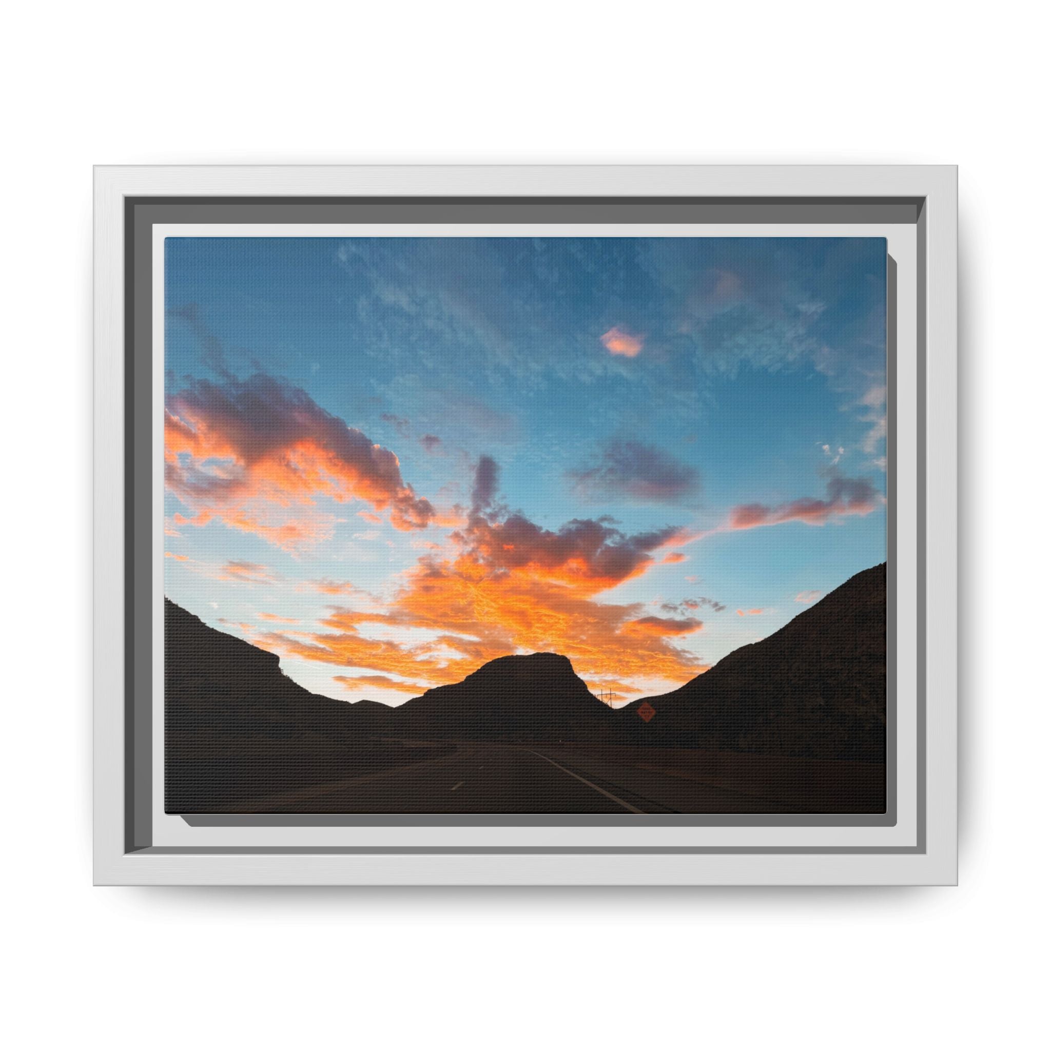 Mountain Sunset Print (Framed)