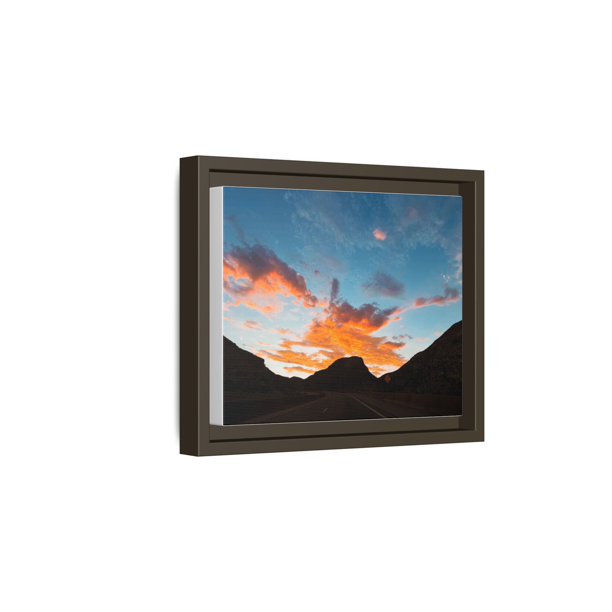 Mountain Sunset Print (Framed)