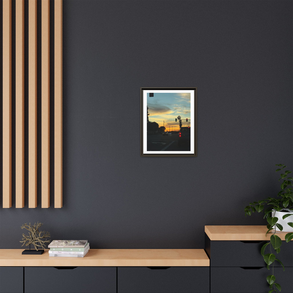 Red Light, Don't Mind Print (Framed)