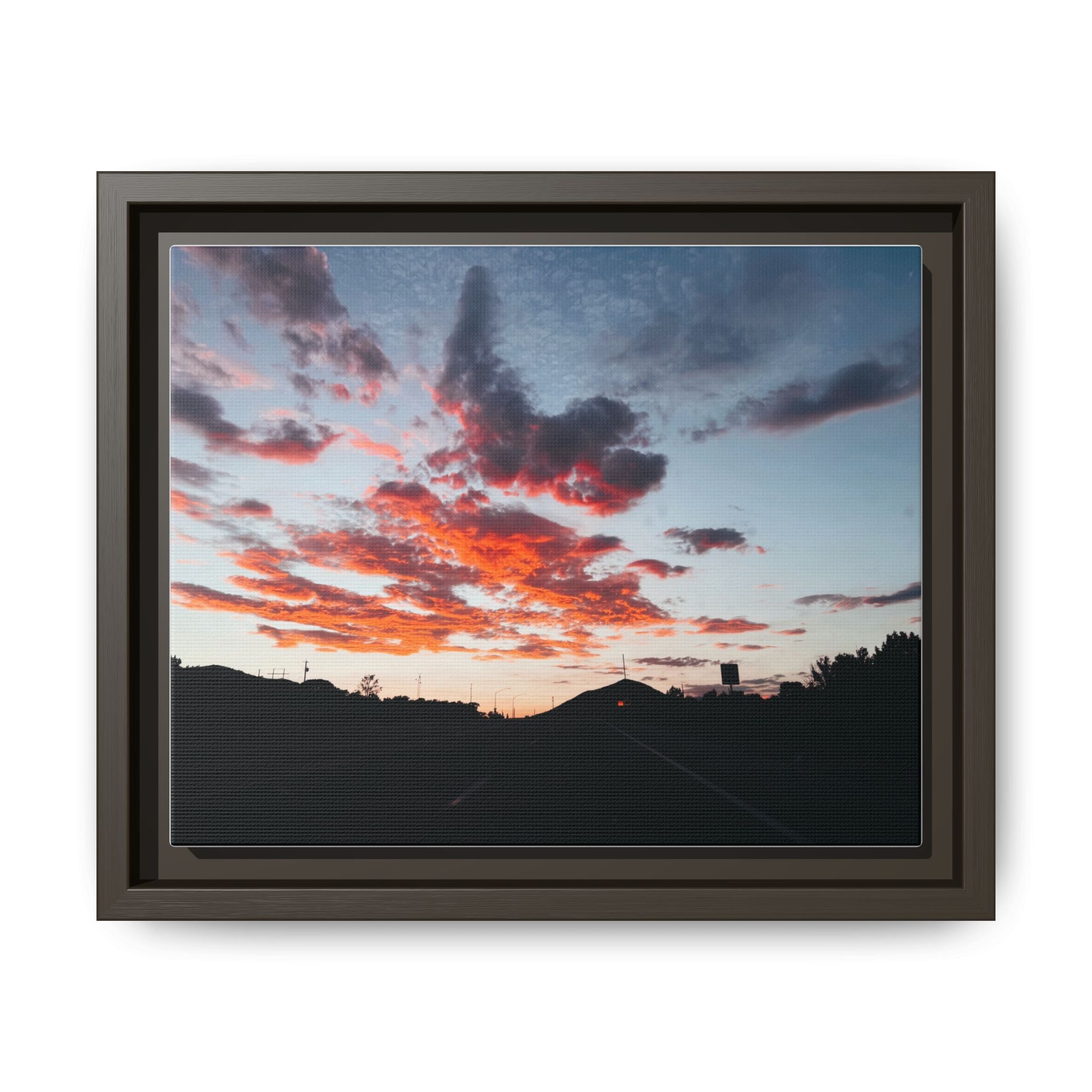 Mountain Sunset Print (Framed)