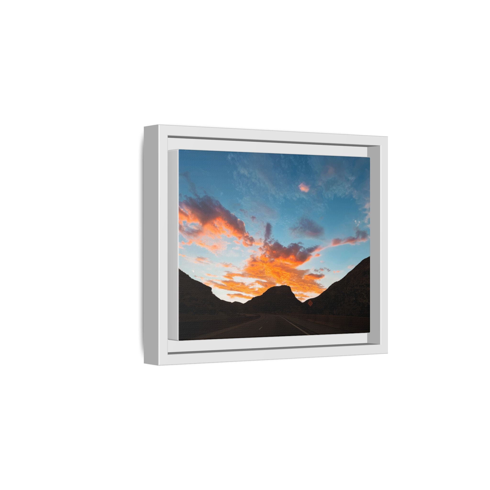 Mountain Sunset Print (Framed)