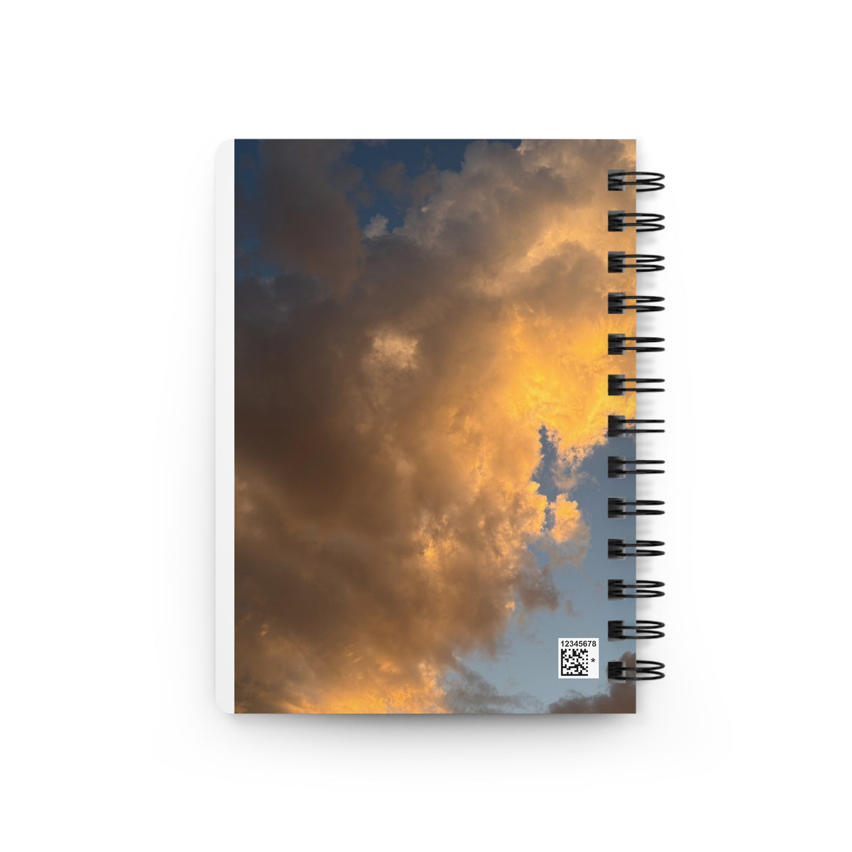 Golden Clouds Spiral Bound Journal