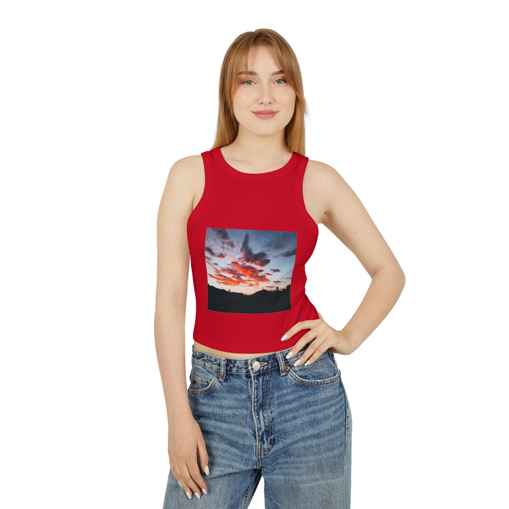 Women's Micro Rib Racer Tank Top