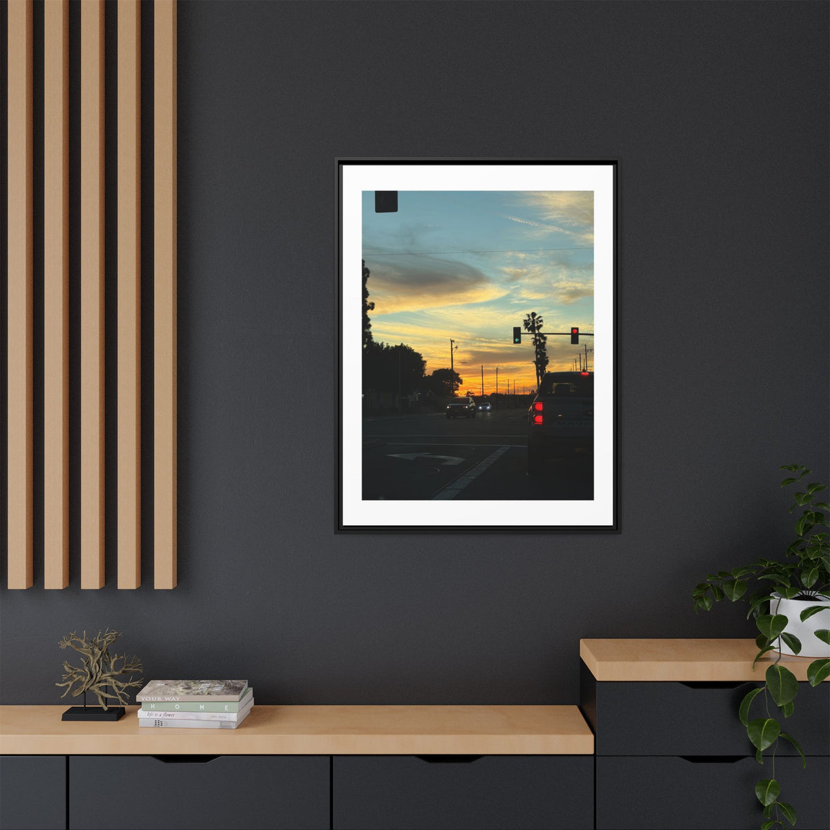 Red Light, Don't Mind Print (Framed)