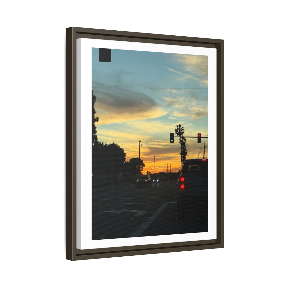 Red Light, Don't Mind Print (Framed)