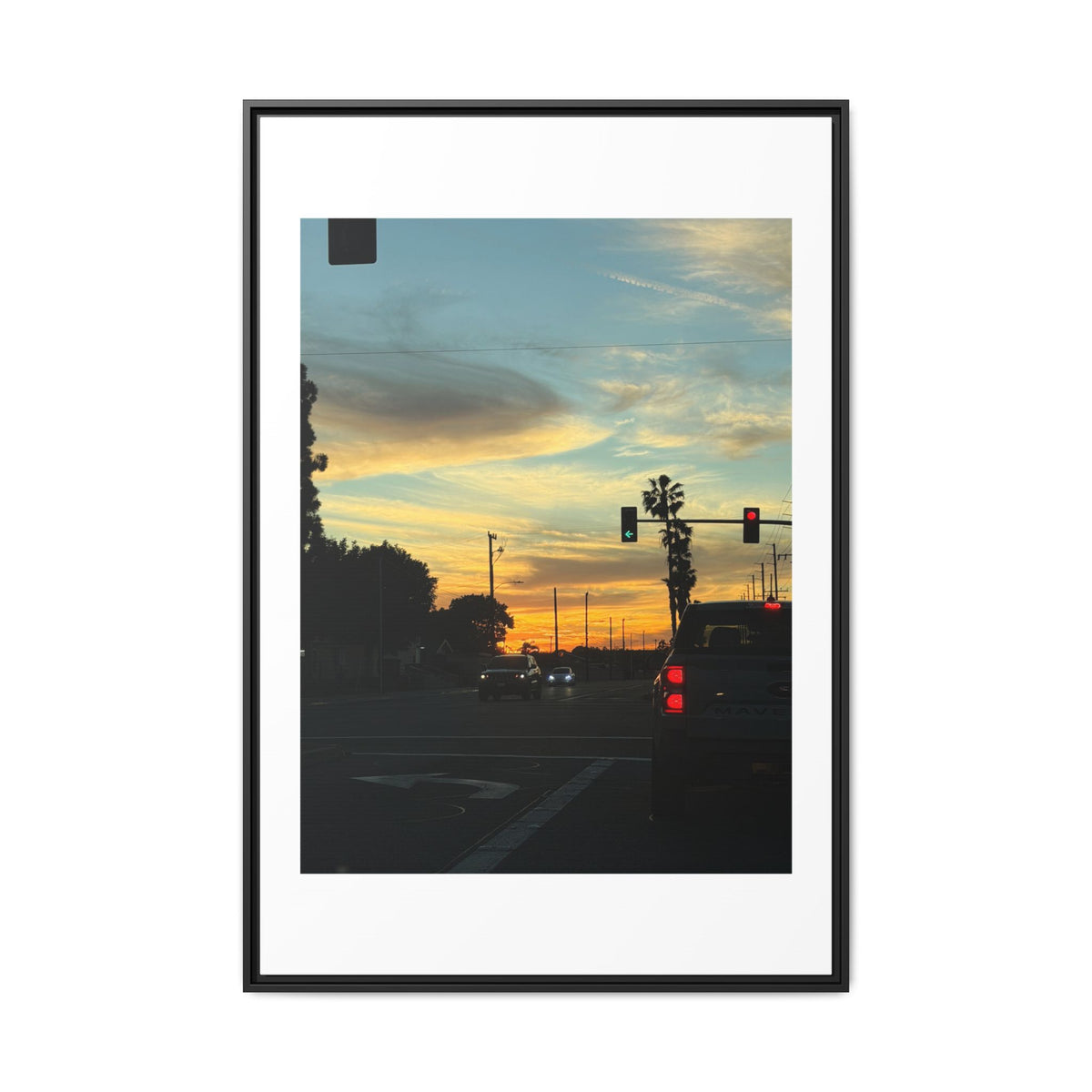 Red Light, Don't Mind Print (Framed)
