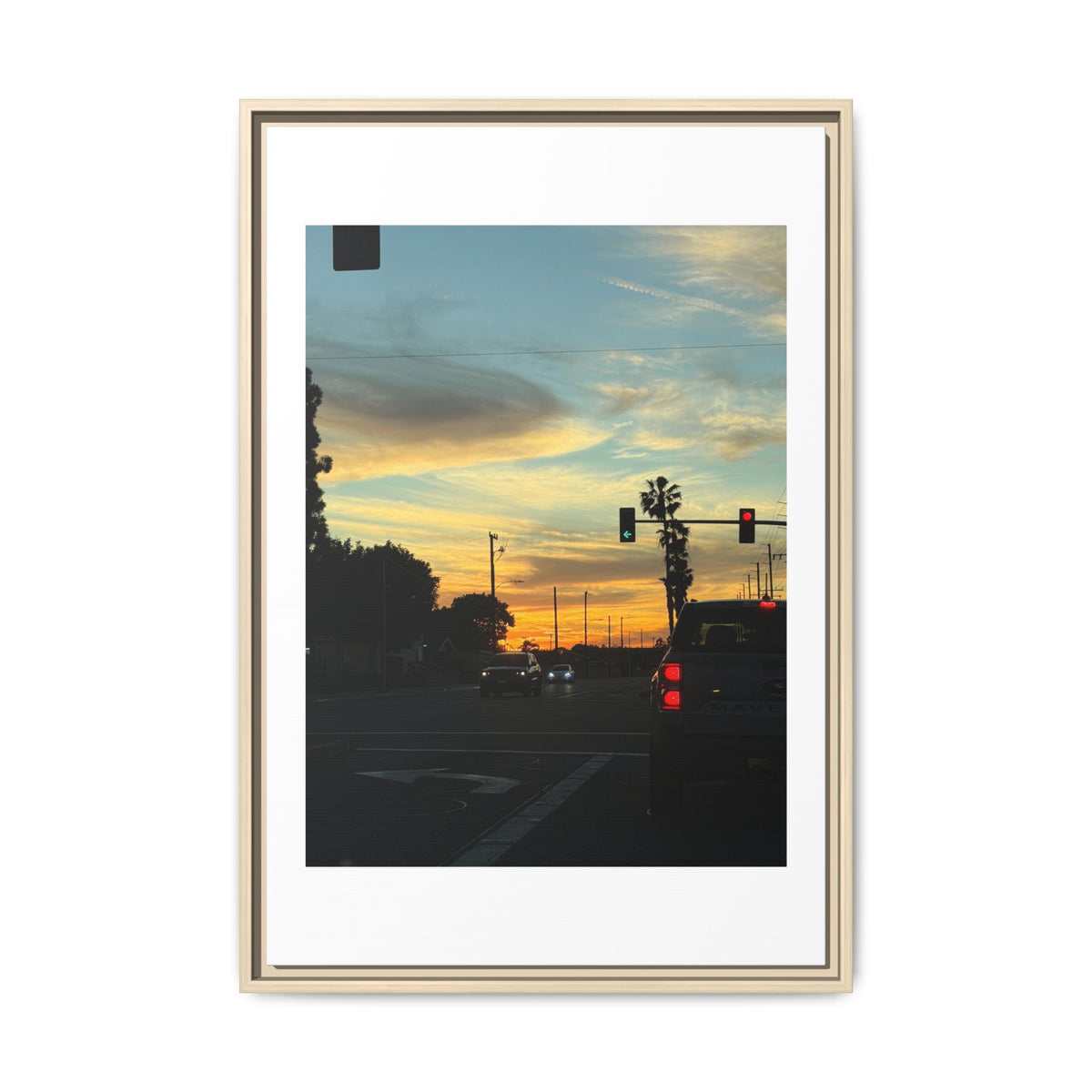 Red Light, Don't Mind Print (Framed)
