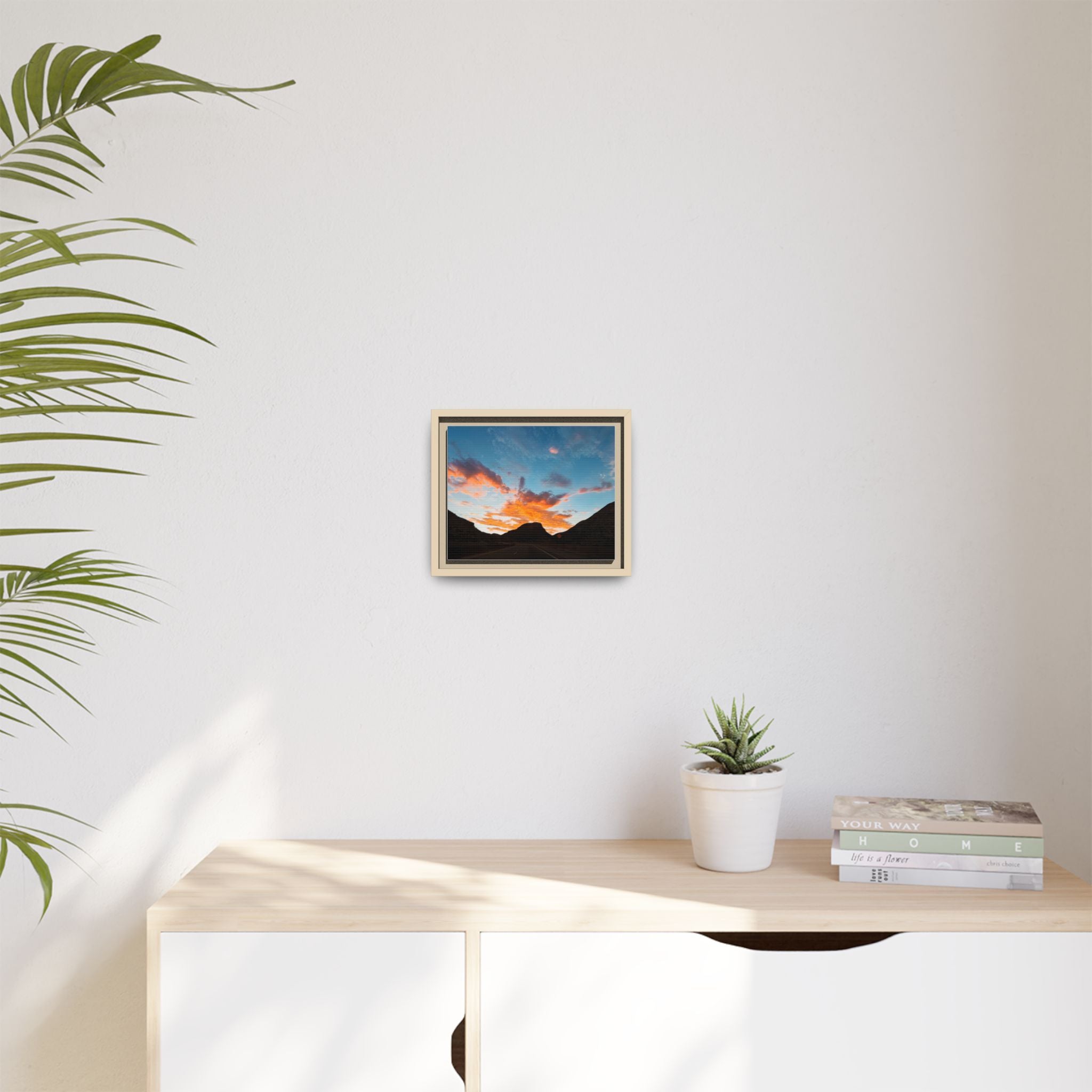 Mountain Sunset Print (Framed)