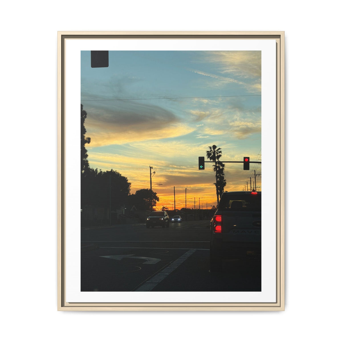 Red Light, Don't Mind Print (Framed)