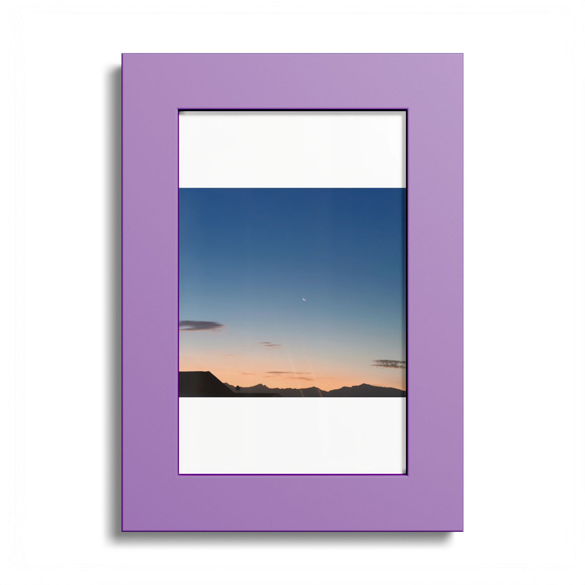 Sunset Moon Poster (Colored Frame)