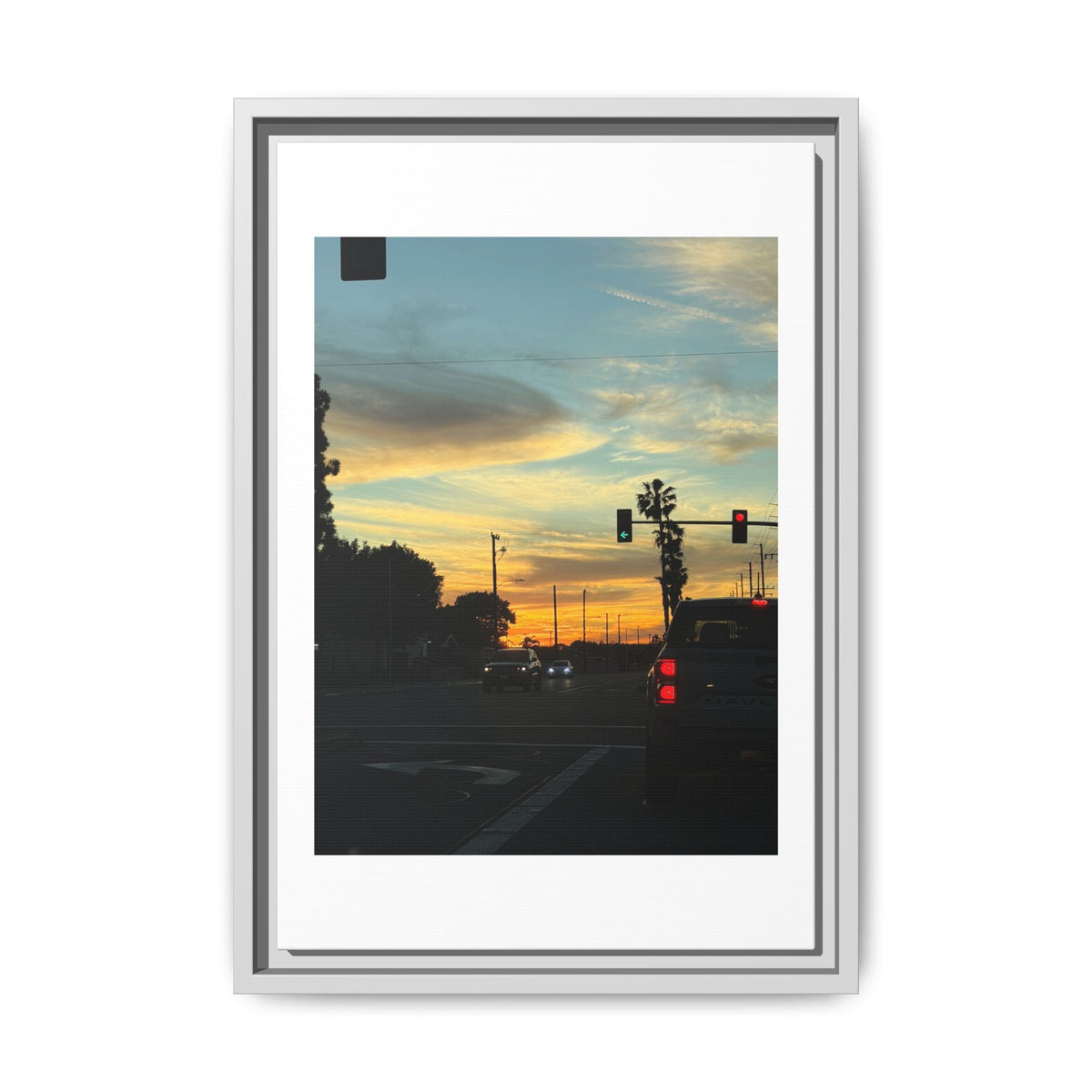Red Light, Don't Mind Print (Framed)