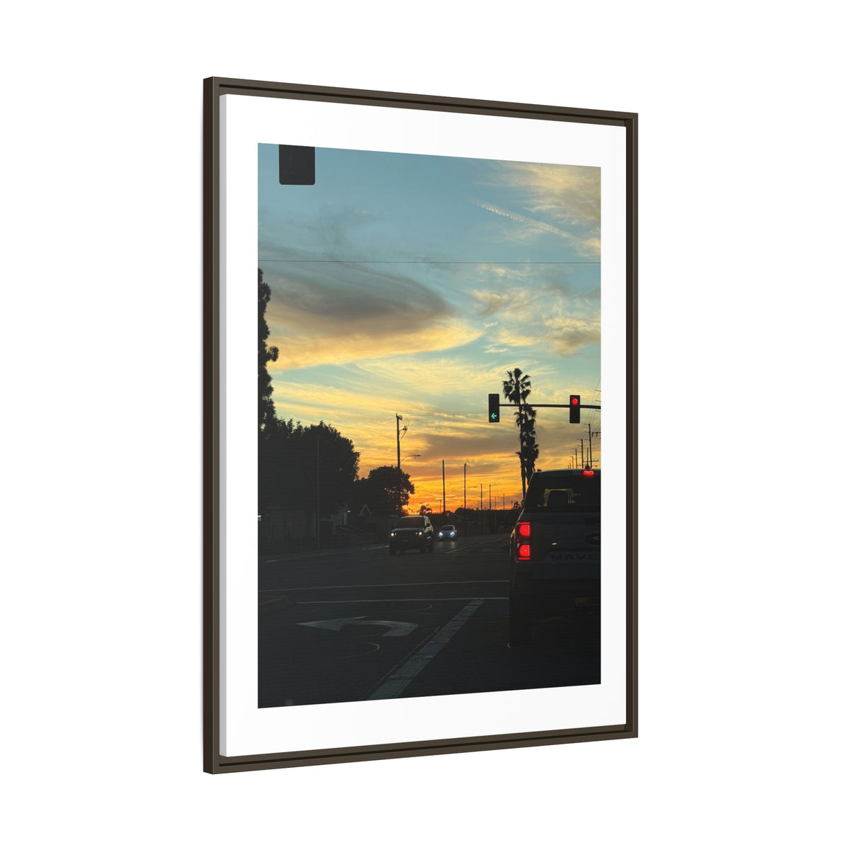 Red Light, Don't Mind Print (Framed)