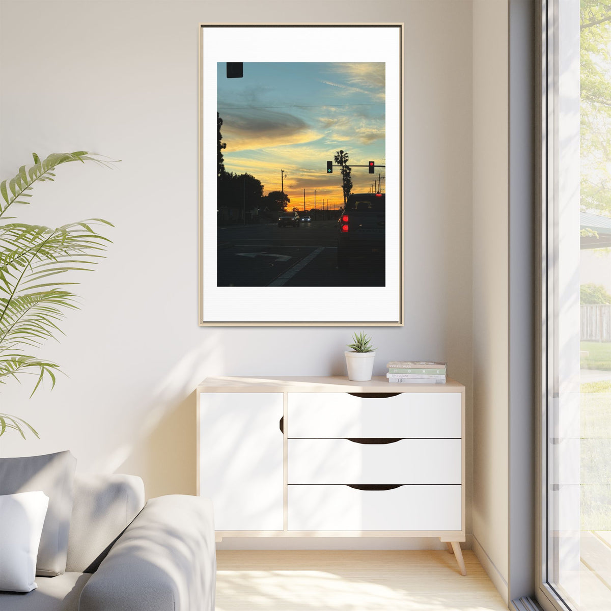 Red Light, Don't Mind Print (Framed)