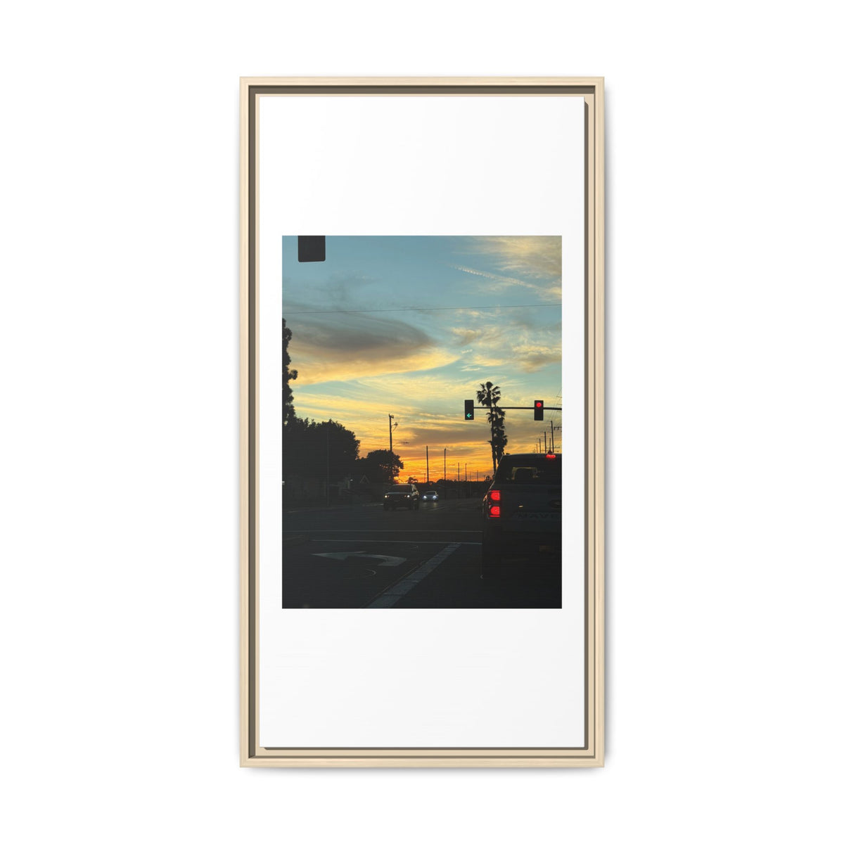 Red Light, Don't Mind Print (Framed)